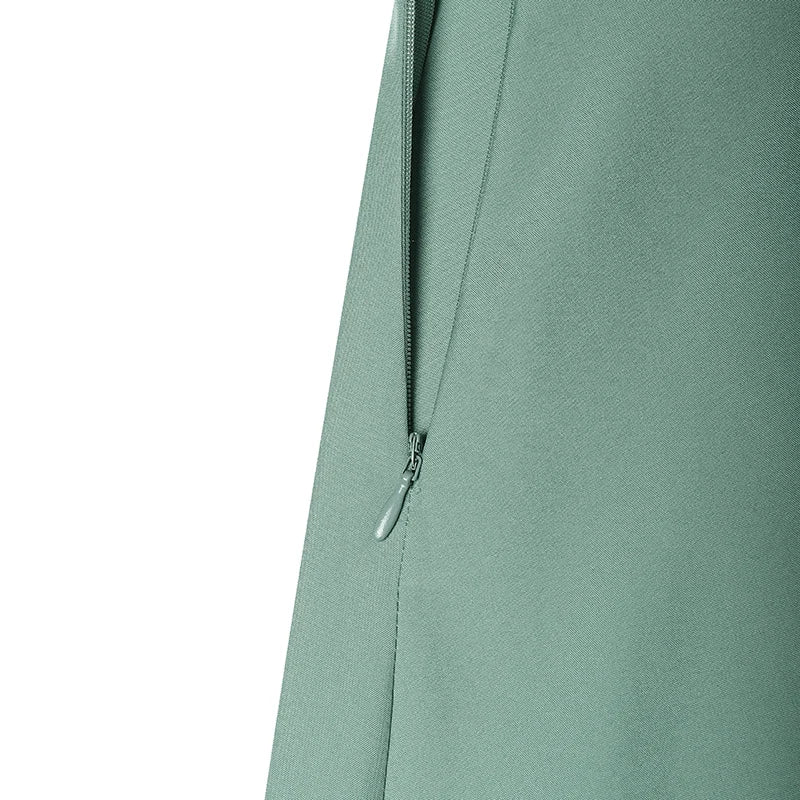 Elegant V Neck Petal Sleeve Sundress ZANZEA Women Summer Dress Stylish Solid A Line Pleated Holiday Dresses Casual OL Work Robe