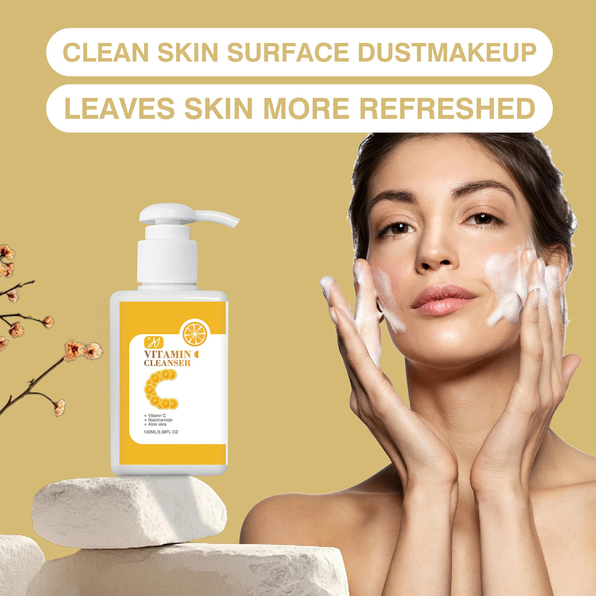 Rice Raw Face Pulp CLEANSER Deep Cleansing, Pores Hydrate&Brighten. For All Skin Types, Men & Women Daily Care, Even Sensitive