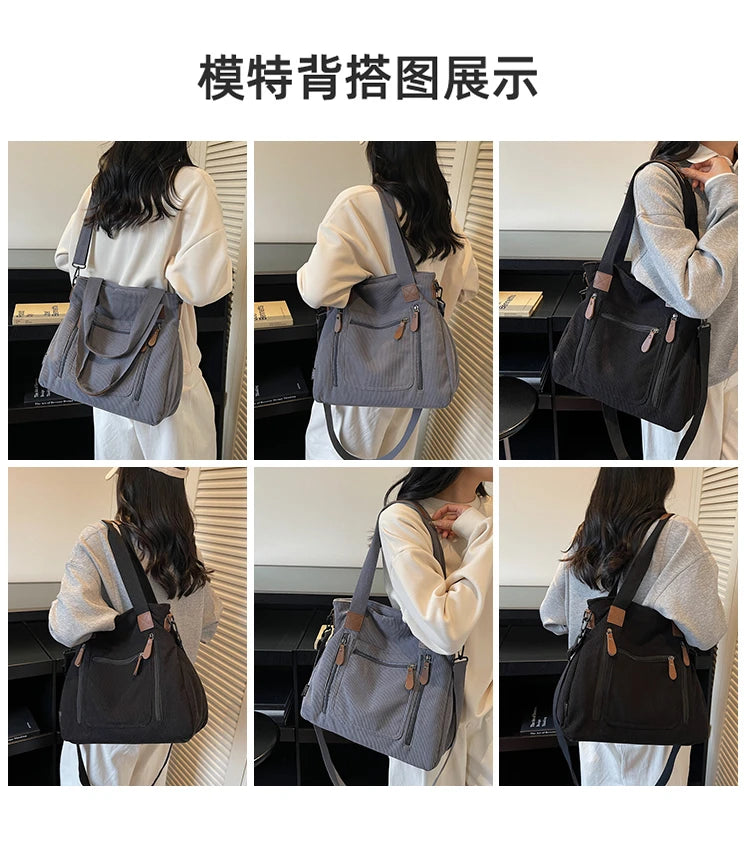 Fashion Casual Women's Shoulder Bag Large Capacity Women's Crossbody Bag High Quality Tote Bag Multi Functional Women's Handbags