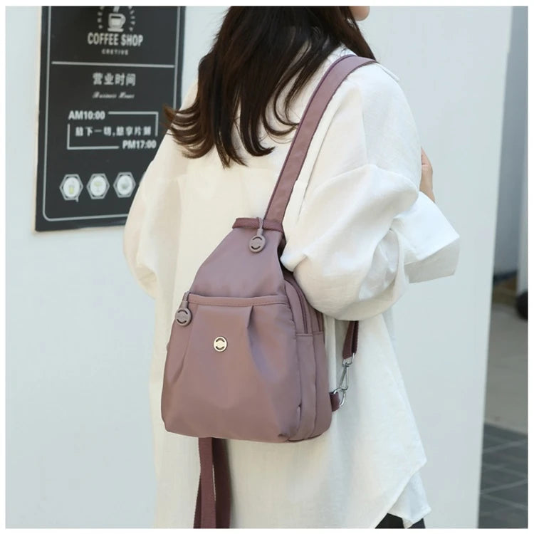 Fashion Casual Women's Chest Bag High Quality Women's Backpacks Multi Functional Shoulder Bag Large Capacity Women's Handbags