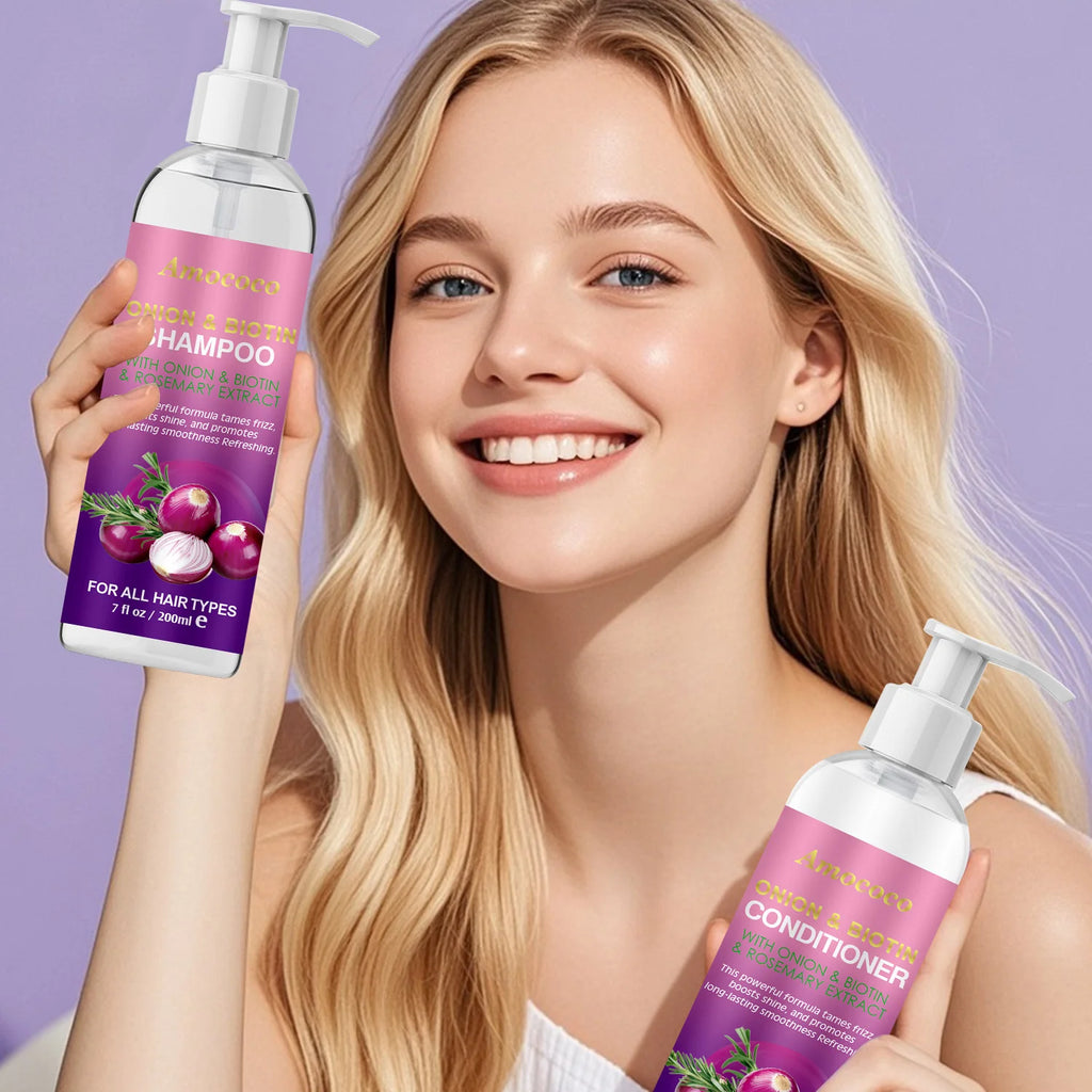 Amococo Shampoo and Conditioner Set - 2 x 200ml Hair Care Duo