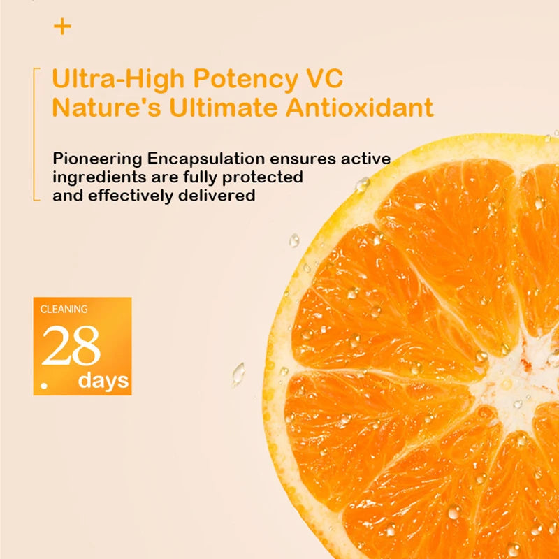 Orange Extract Exfoliating Peeling Gel Niacinamide Vitamin C Gentle Non-irritating Hydrate Nourish Dry Skin Daily Skincare