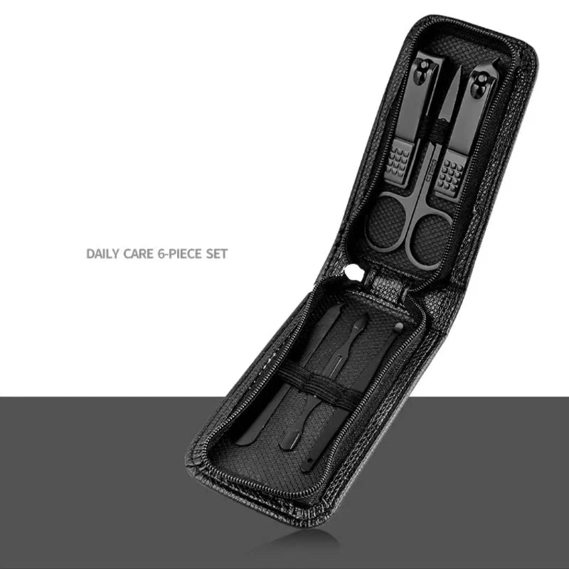 6-Piece Stainless Steel Nail Clipper and Manicure Tool Set