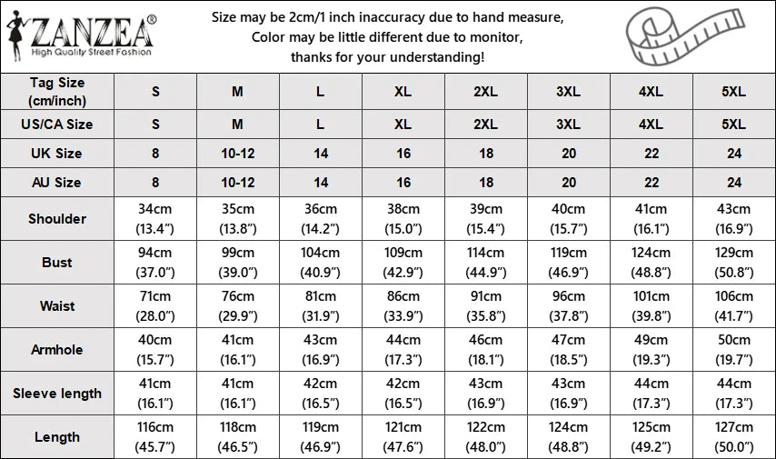 ZANZEA Women Elegant A-Line Midi Dress V-Neck 3/4 Puff Sleeve Cinched Waist Ruffled Hem Dresses Summer Casual Commute Robe Femme