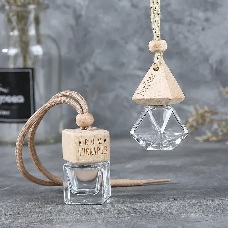 Car Air Outlet Freshener Diffuser Fragrance Bottle Clip Perfume Bottle Pendant Essential Oil Auto Hanging Ornament Interior Amag