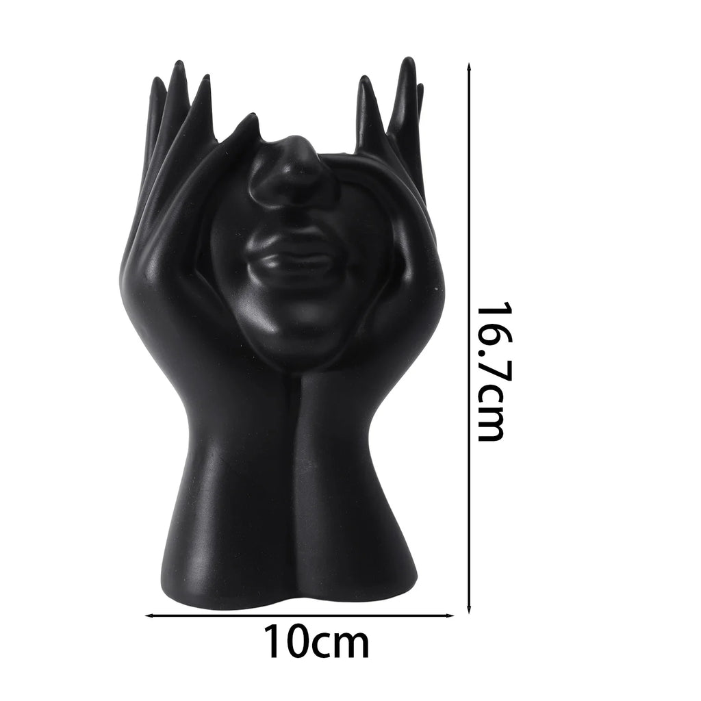 New Face Shape Makeup Brush Holder Human Body Art Styling Office Organizers Multifunctional Makeup Brush Holder Storage Box
