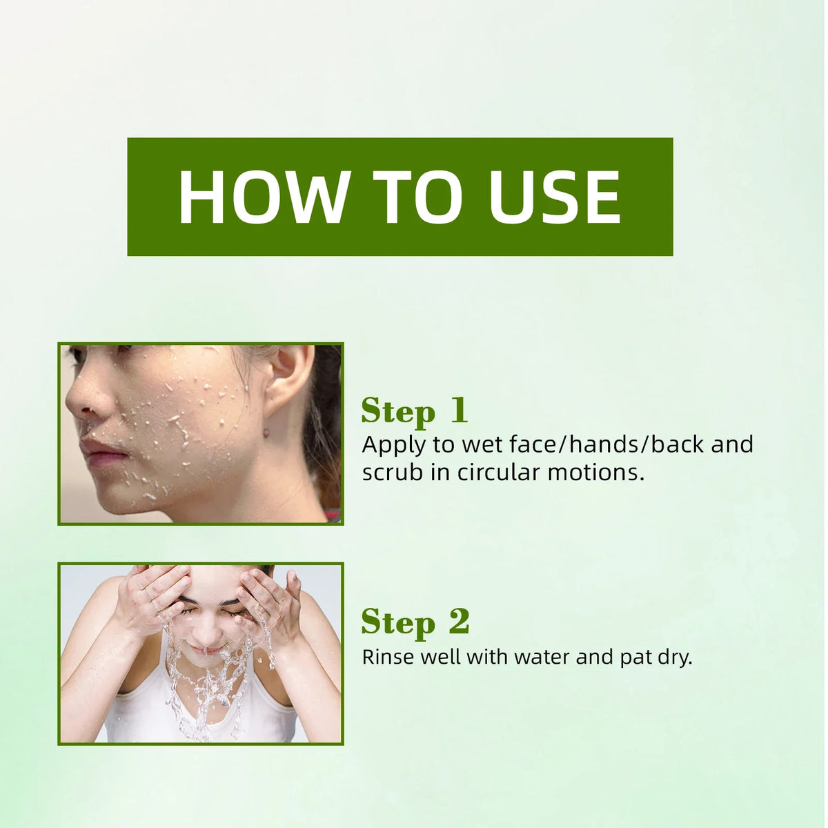 Facial Exfoliating Gel - Deep Cleansing & Blackhead Remover