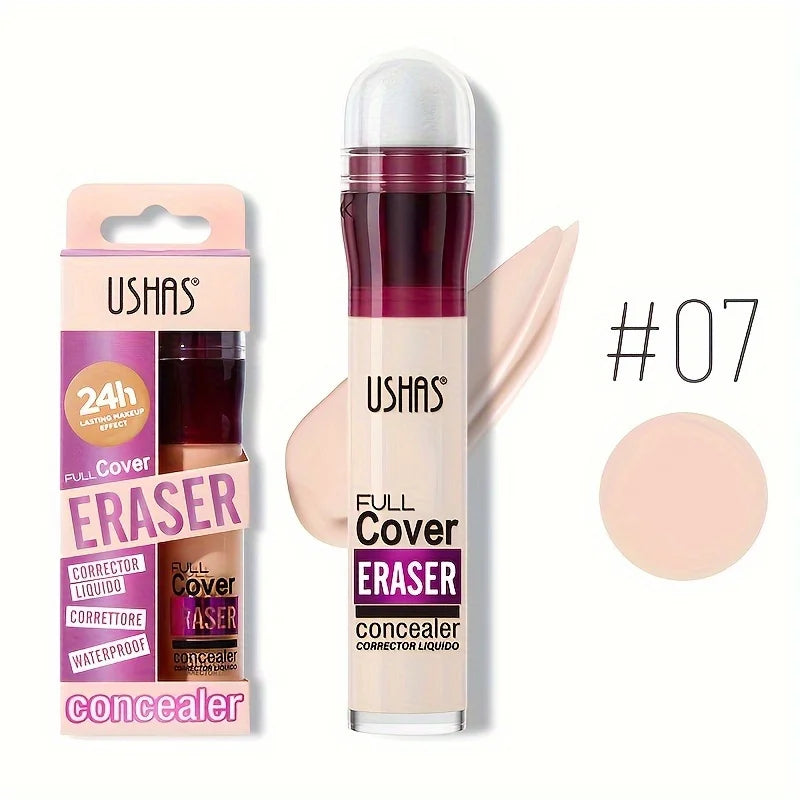 New Sponge Head Concealer For Dark Circles Freckles Acne Pigmentation And Blemishes Long Lasting Moisturizing Liquid Foundation