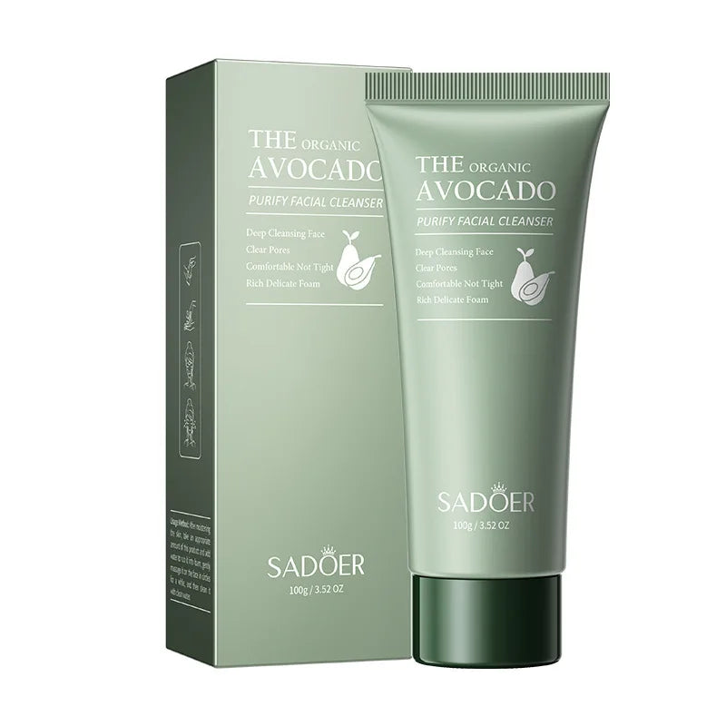 SADOER Avocado Skincare 6-Piece Set - Cleansing, Moisturizing, Care