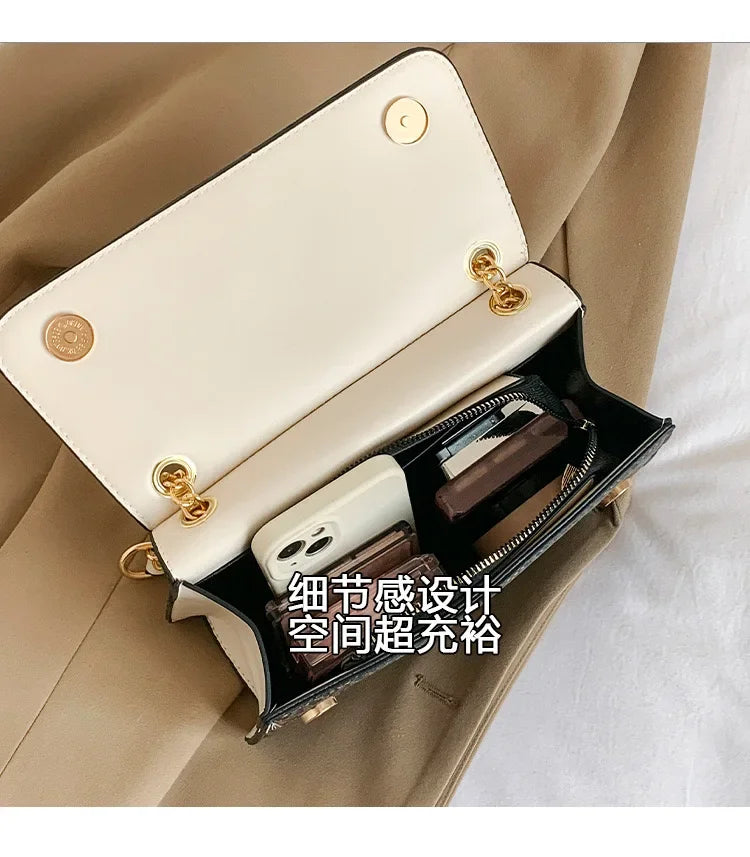 Michael Kors Women's Casual and Fashionable Crossbody Single Shoulder Chain Bag MK Boutique Handbag Commuting Bag