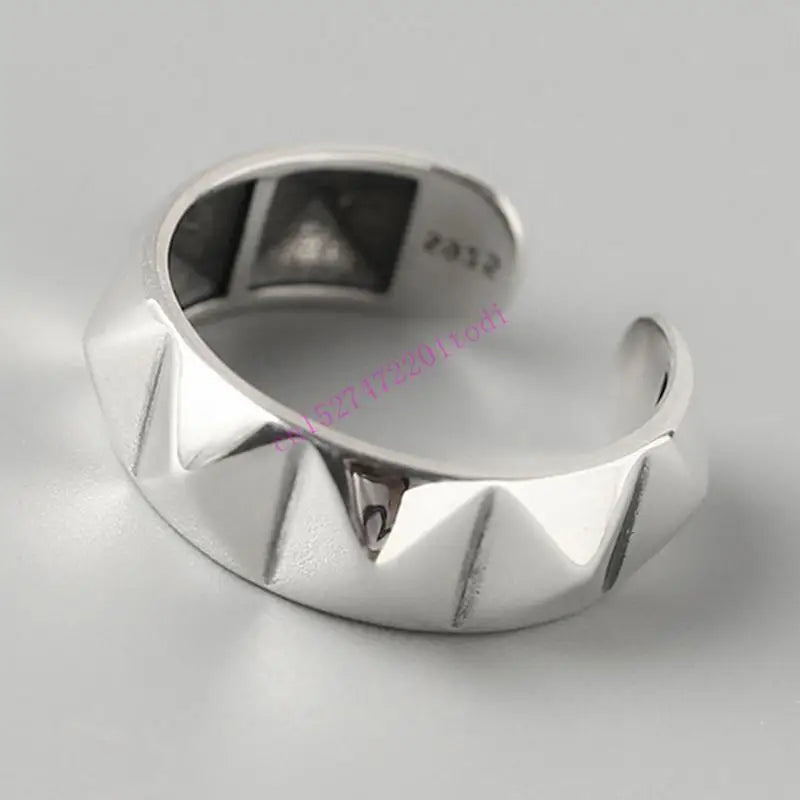 Contemporary Rhombus Zinc Alloy Ring for Women