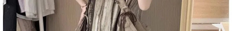 New Chinese Style Retro Dyed Halter Dress Summer Spring New Arrival Vacation Travel Small Size Long Dress Women Loose