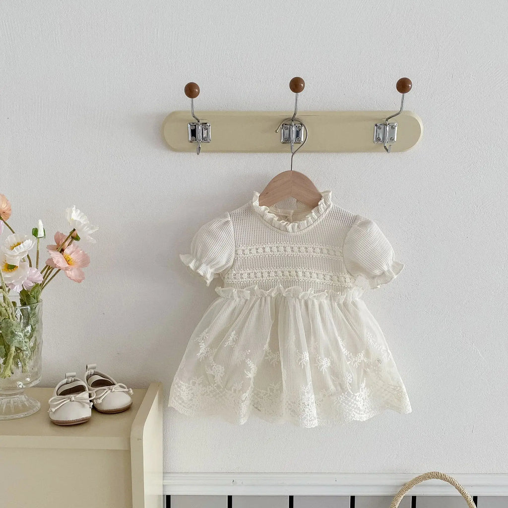 Baby Summer Outfit One-piece Bag Fart Skirt Baby Cute Princess Lace Rompers Summer Thin Clothes 2026 New