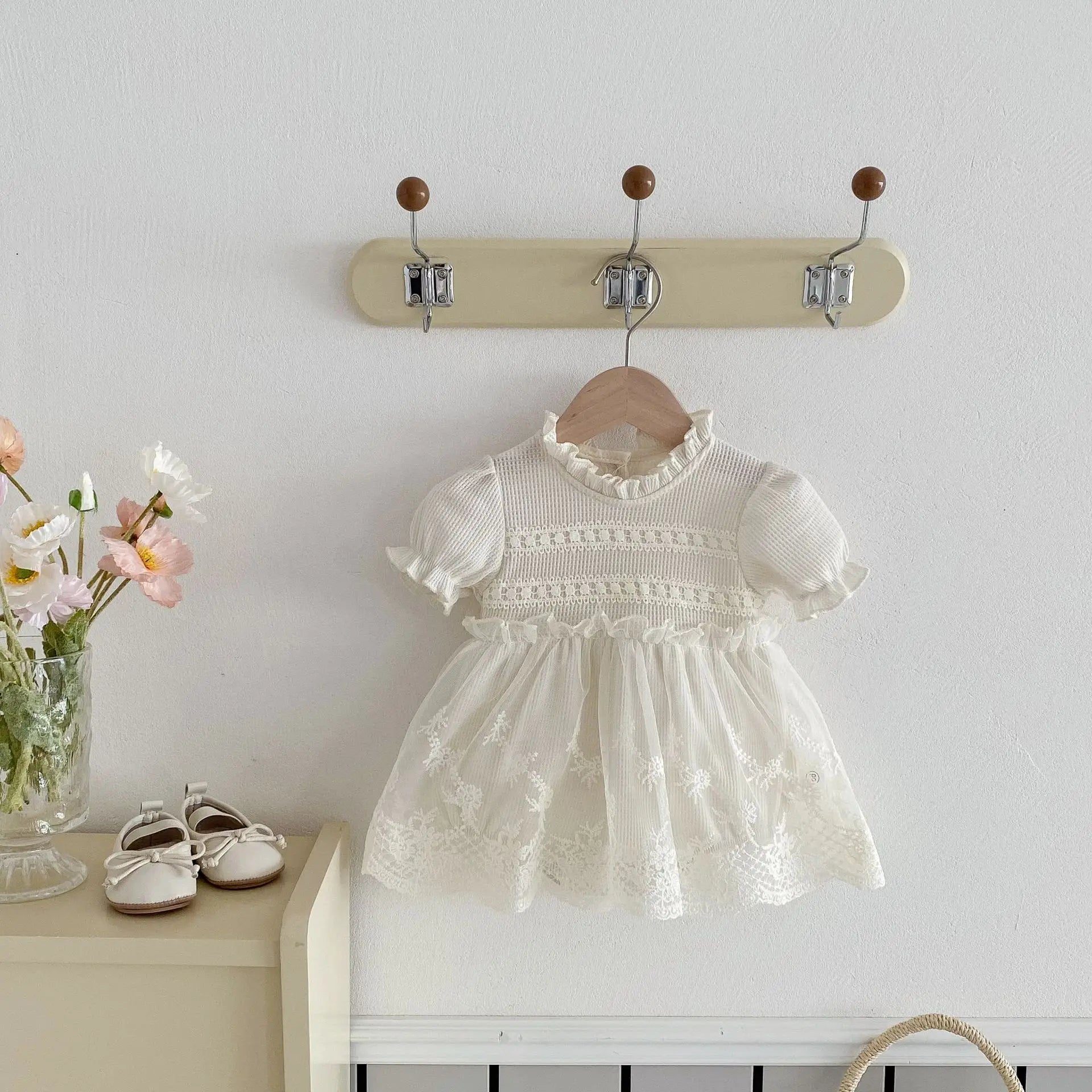 Baby Summer Outfit One-piece Bag Fart Skirt Baby Cute Princess Lace Rompers Summer Thin Clothes 2026 New
