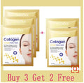 10pcs Korean Collagen Anti Wrinkle Facial Mask  Fade Fine Lines Anti Aging Firm Skin Moisturizing Brightening Skincare Mask
