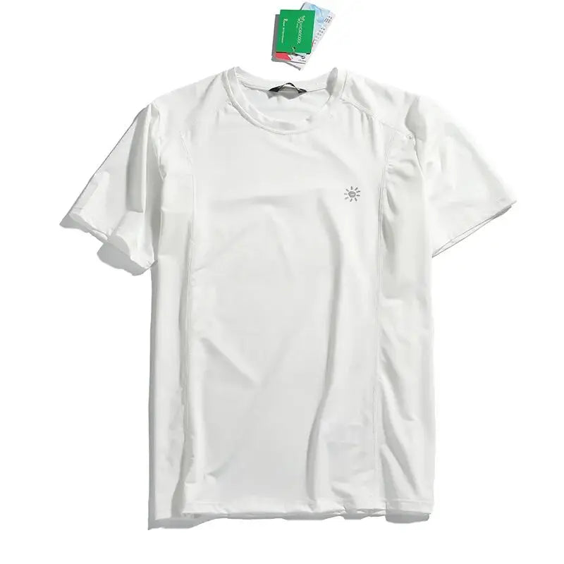 Outdoor Large Order 3D Tailoring Men's Summer 2026 Quick Dry Breathable Sweat Absorbing round Neck Short Sleeve T-Shirt