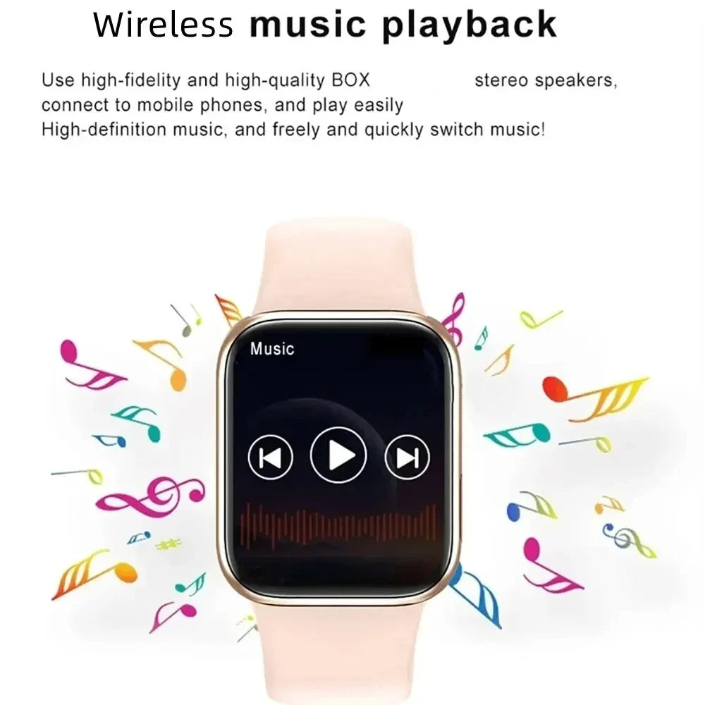 Nuevo Smartwatch 2025 para hombres, teléfono Android iOS, pantalla de 1.73", llamadas Bluetooth, monitoreo de oxígeno en sangre y presión, Smart Watch para mujeres