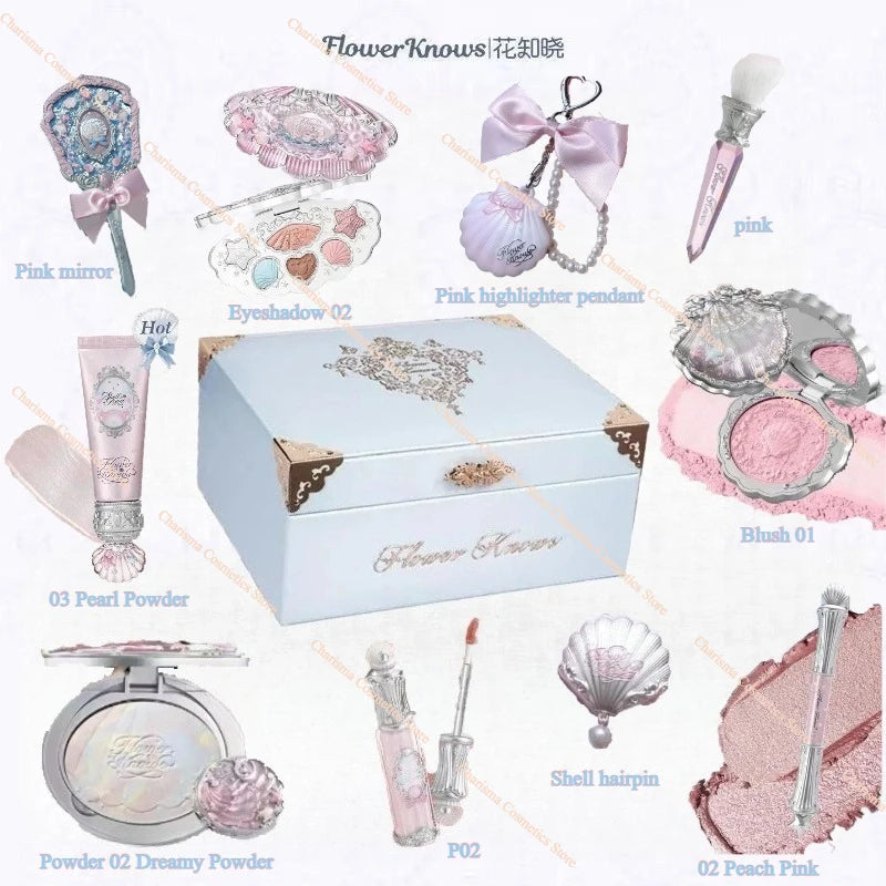 Flower Knows Shells Makeup Set - 11-Piece Cosmetic Collection