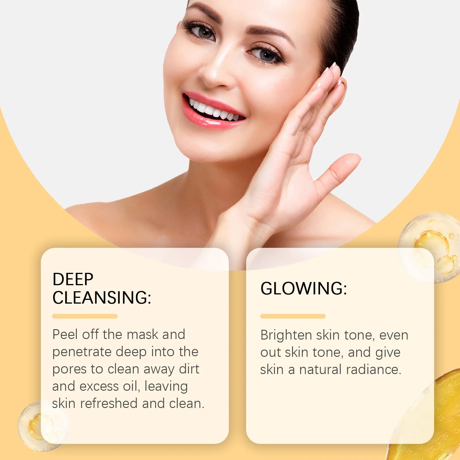Turmeric Cleanser Oil Control Dark Spot Removal Anti Acne Deep Cleansing Shrink Pore Brightening Moisturizing Vitamin C Cream