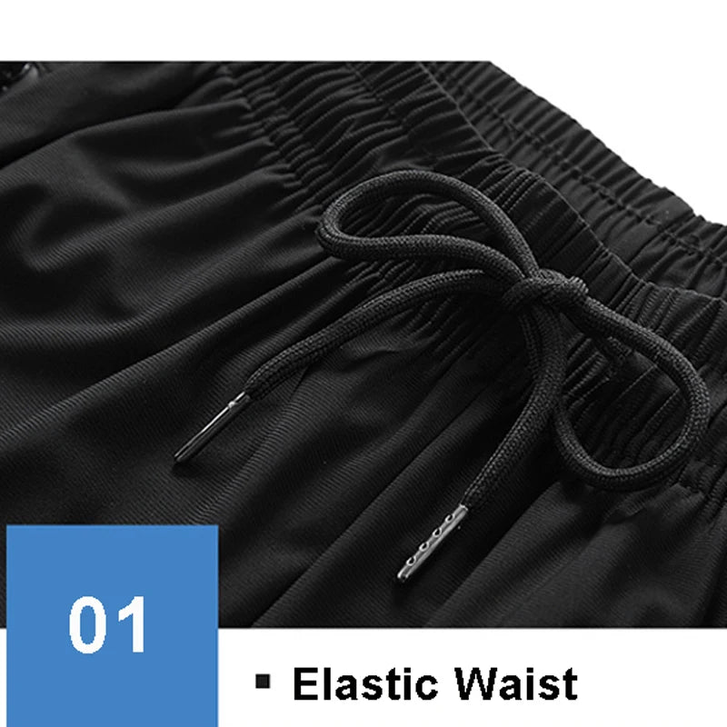 Breathable Men's Pants Sweatpants Quick Dry Pants Men Spring Summer Sports Trousers Elastic Waist Joggers Running Tracksuit XXXL