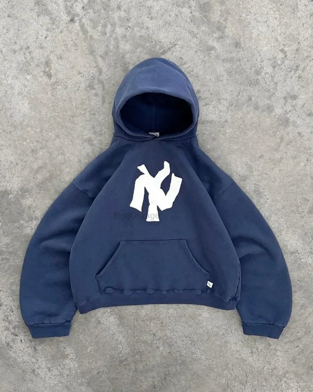 Y2K Harajuku Fashion Letter Pattern Printed Hooded Sweatshirt Hip Hood Casual Loose Men And Women'S Oversized Zipper Sweatshirt