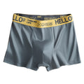 Men's Mid-Waist Thin Sports Briefs Breathable Comfortable Large Size Boxer Shorts Youth Comfortable Flat Angle Underwear