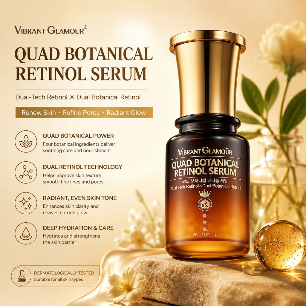 VIBRANT GLAMOUR 2.0 Retinol Toner 3.0 Retinol Serum 3.0 Retinol Cream Anti-Aging Moisturising