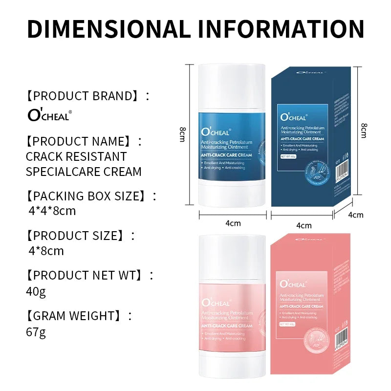 Ocheal Moisturizing Cream Anti-Drying Crack Foot Cream for Hand And Feet Skin Repair Dead Skin Removal Moisturizing Skin Care