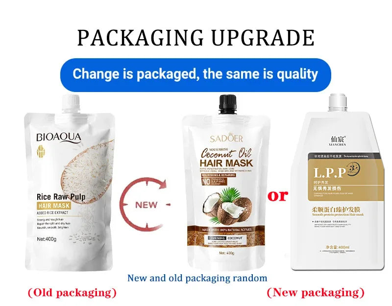 PWYUMAN Magical Keratin Rice Hair Mask - Repair and Moisturizing