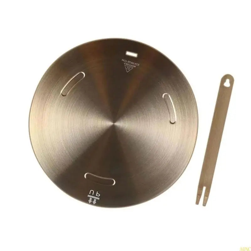 A0NC Placa Adaptadora de Inducción de Acero Inoxidable, Difusor de Calor, Protector de Llama, Placa para Cocción Eficiente y Descongelación