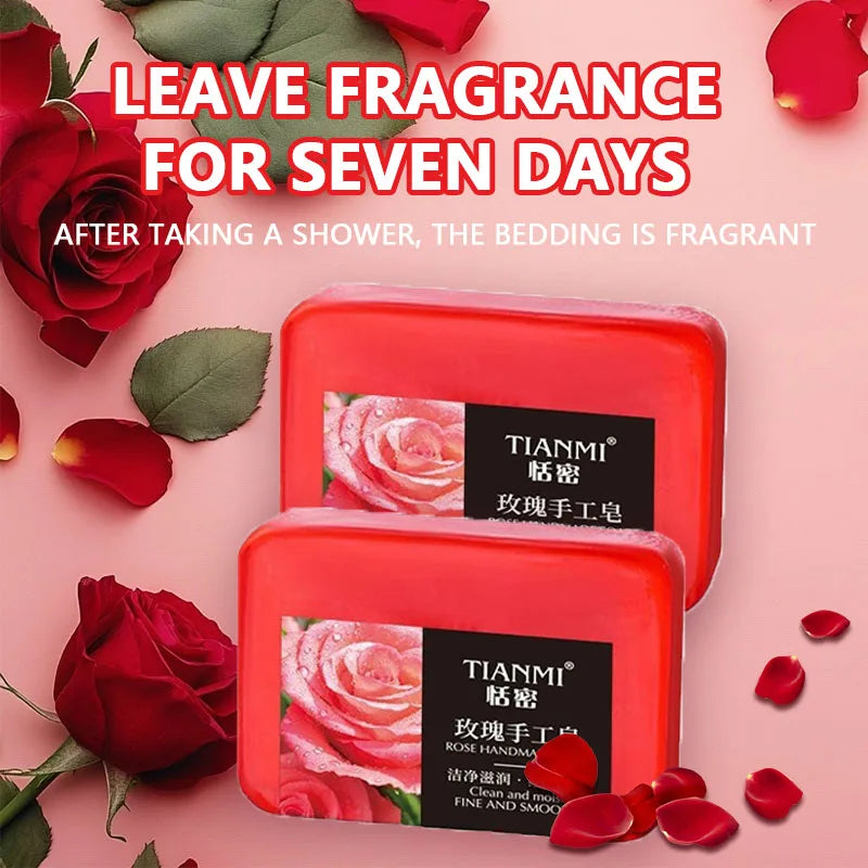 Rose Essential Oil Soap for Face and Body - Moisturizing