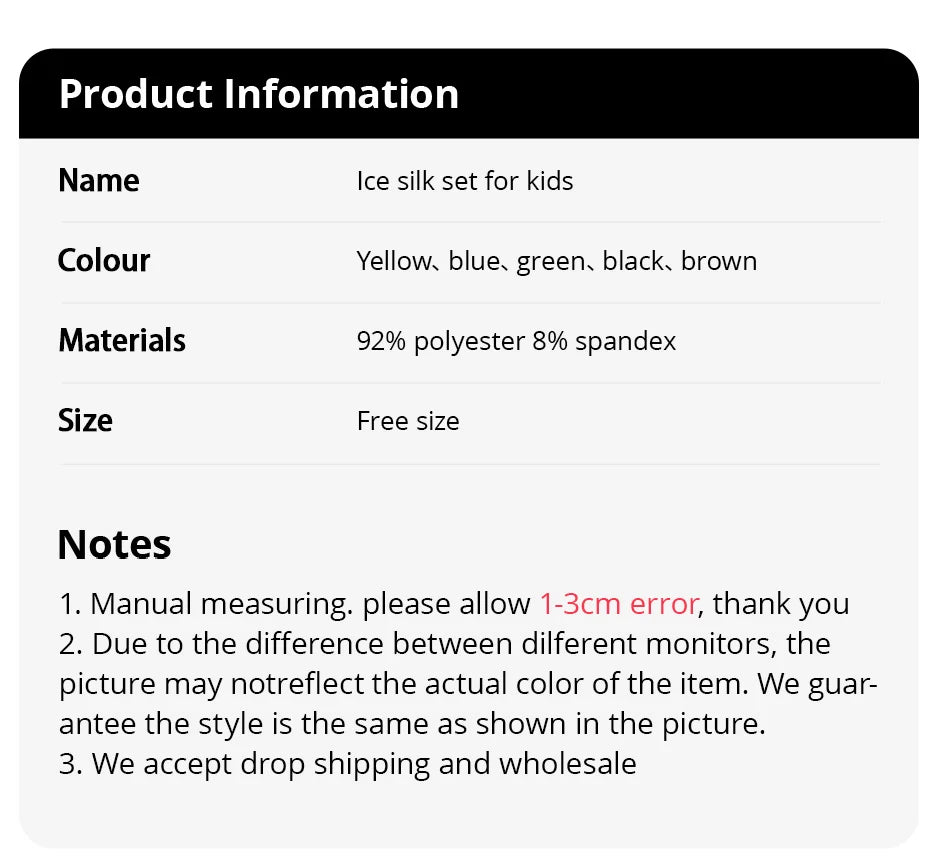 2-piece Summer Children's Solid Color Ice Silk Suit Boys Casual Fashion Cool Short-sleeved Girl Han Fan Joker Shorts Home Clothe