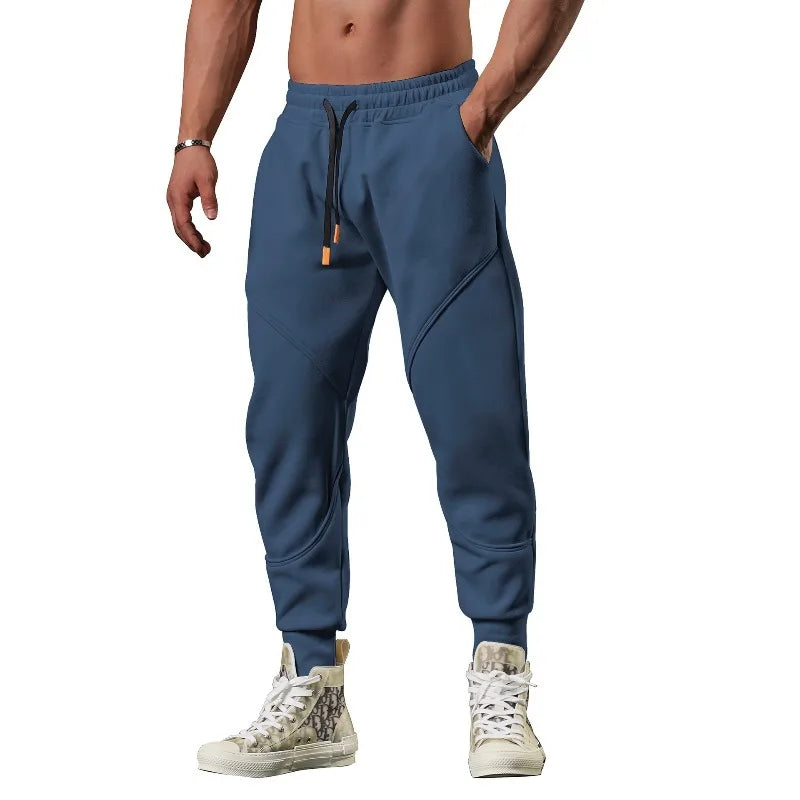 Mens Sports Joggers Breathable Loose Fit Elastic Waist Running Pants For Active Men