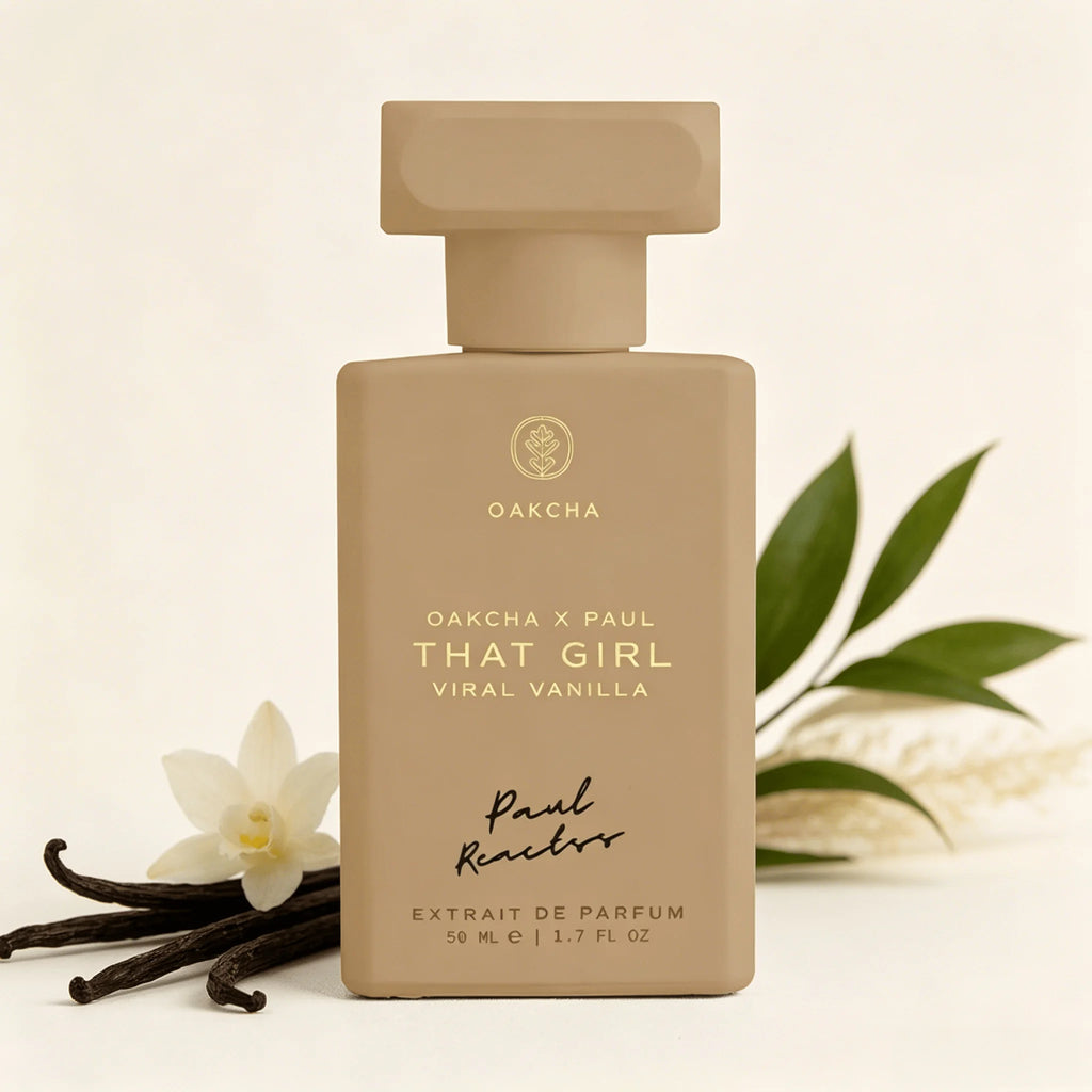 OAKCHA That Girl Viral Vanilla Designer Dupe Women Perfume Viral Warm Creamy Vanilla Sweet Scent 50ml Portable Matte Khaki Bottle Long Wear Feminine Neutral Fragrance Affordable Daily Perfume