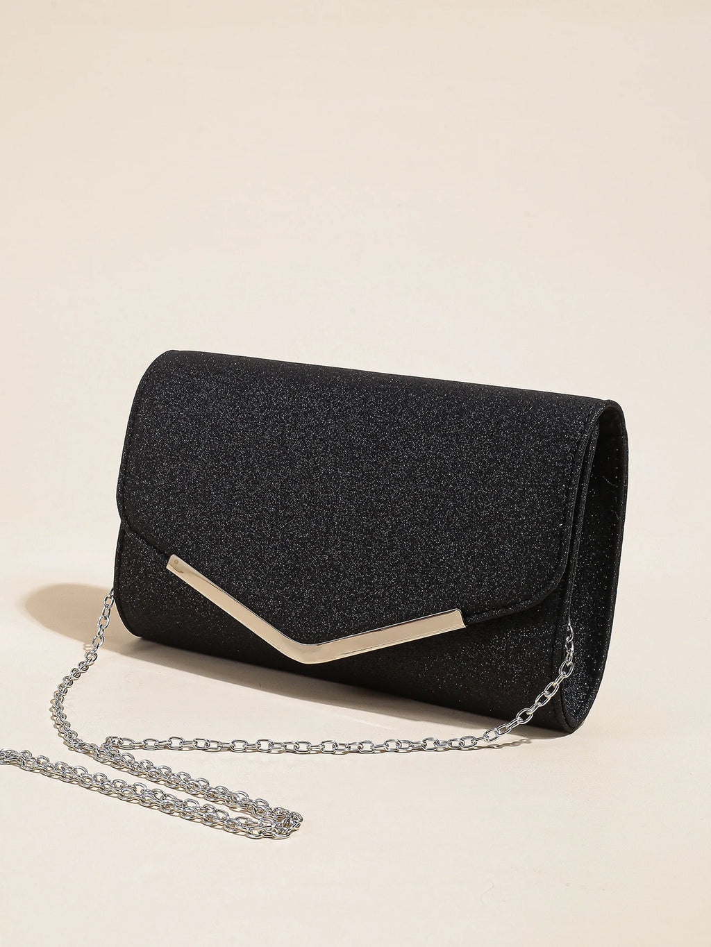 Clutch Purse Evening Bag for Women, Glitter Evening Envelope Handbag With Detachable Chain for Wedding and Party
