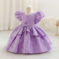 HETISO Butterfly Girl Kid's Dress Casual Cotton Baby's Dresses Spring Summer Child Birthday Ball Gown 1-4 Years