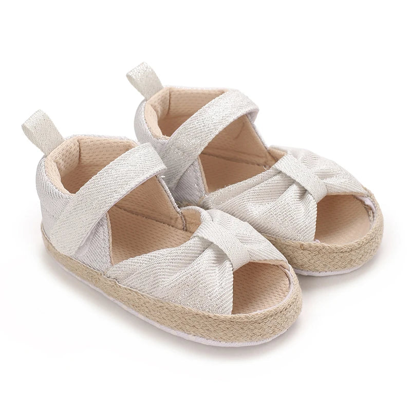 Baby Girls' Soft First Walker Sandals - Summer Infant Learning Shoes