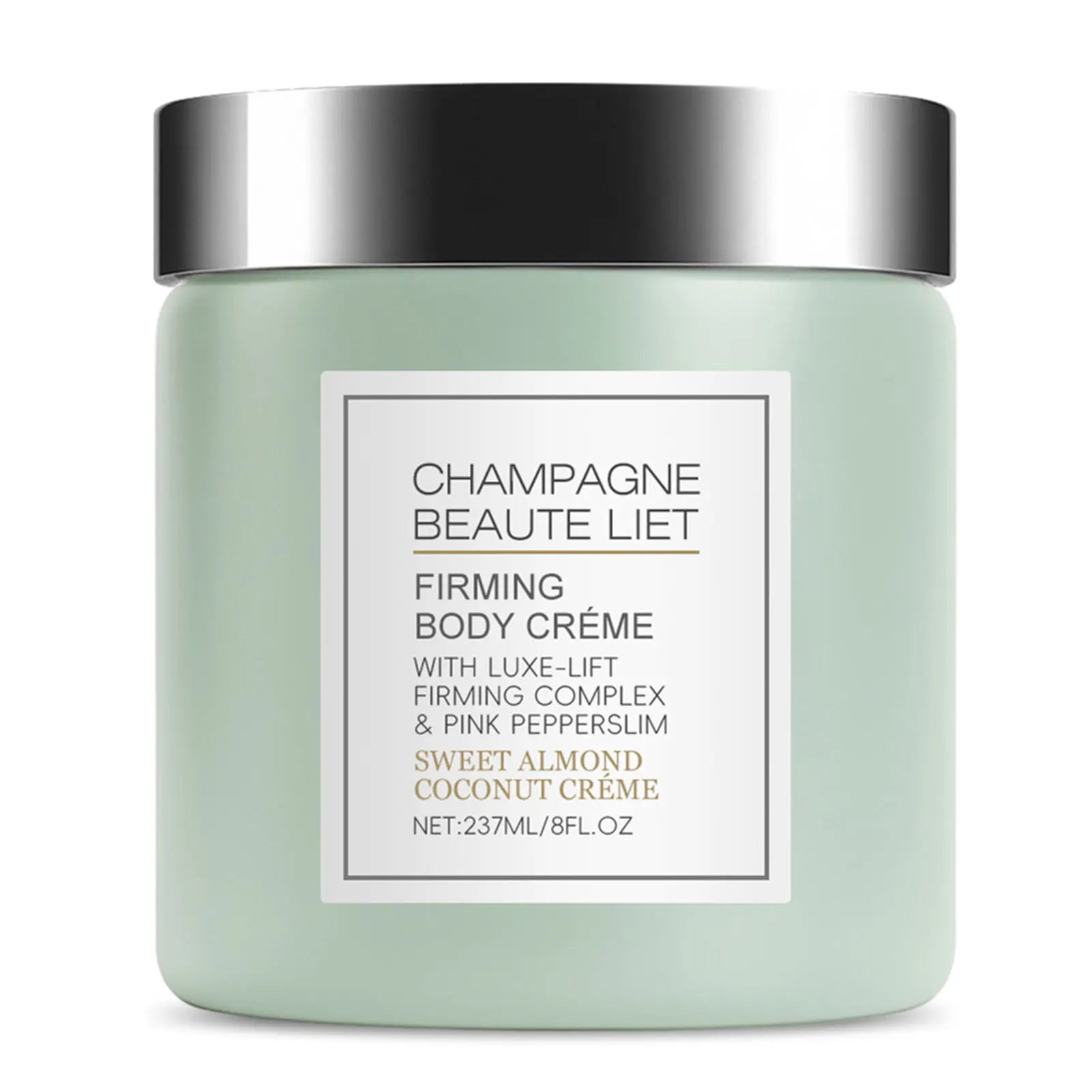 Crema Corporal Reafirmante con Champaña y Pepperslim Antiarrugas Hidratante para Hombres y Mujeres