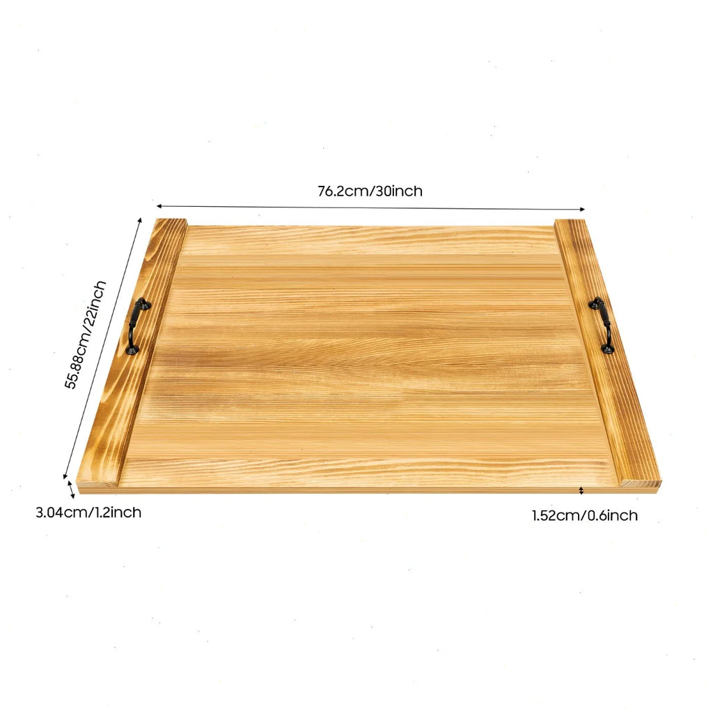 Cubierta para estufa, tabla de cortar, protector multifuncional para encimera de cocina, cubierta para la parte superior de la estufa, superficie de trabajo adicional, resistente al calor, fácil de instalar, bandeja de servir portátil