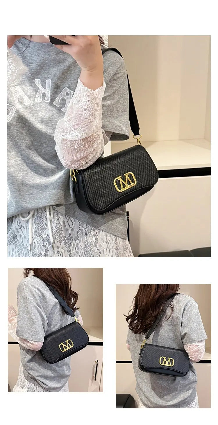 Famous Designer Crossbody Bag Trendy Letter Logo Also Serves As A Chic And Spacious Diaper Bag For Women
