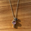 BT21 Clavicle Chain with Diamond Support Rod Series Purple and White Gift Clavicle Chain Daily Travel Accessories