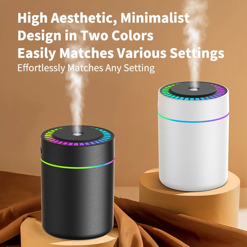 Aroma Diffuser Air Humidifier - 180ML Essential Oil Diffuser LED