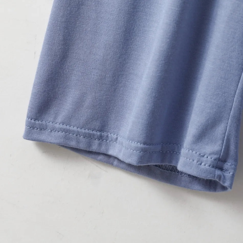 New Summer Knit Women's Modal Pants Loose Casual Wide Leg Pants for Women Bottoms Korean Fashion Home Streetwear Women Clothes