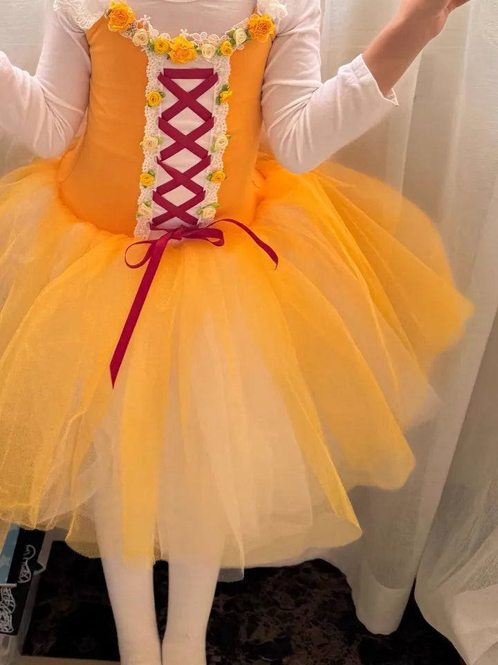Girls Clothes Ballerine Baby Dresses Vestido Outfit Girl Ballet Leotards Robe Fille Summer Kids Ballet Dress Tutu Dance Costumes