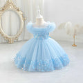 HETISO Sequined Tulle Formal Dress for Girls Elegant Princess Performance Gown New Year Gift Occasion Children's Wear