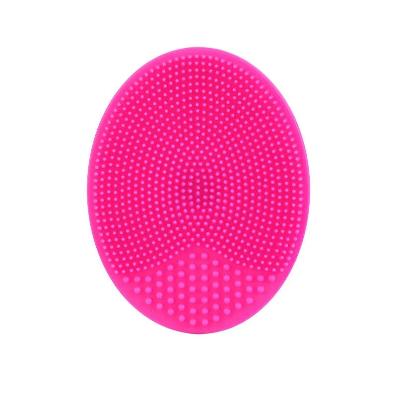 1PC Silicone Cleaning Brush Gel Washing Pad Exfoliating Blackhead Remover Facial Deep Cleansing Face Brushes Baby Bath Massager