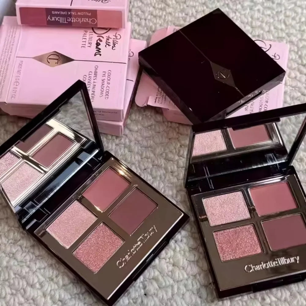 Charlotte Tilbury Super Nudes Easy Eye Palette Luxury Mini 6-shade Nude Eyeshadow Palette Satin-matte Shimmer Metallic Finishes