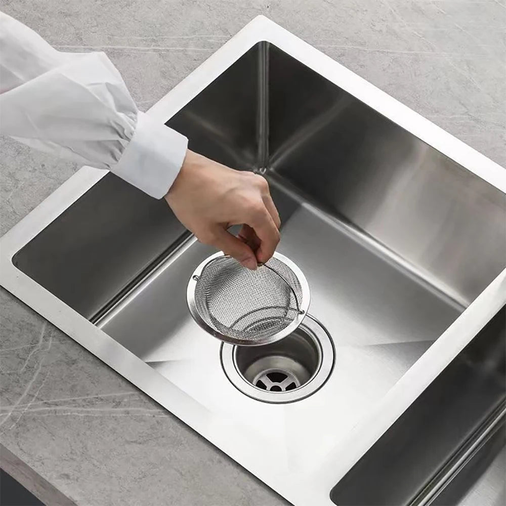 1 Filtro de fregadero de cocina de acero inoxidable para residuos de comida/pelo para mantener su bañera limpia en accesorios de cocina y baño