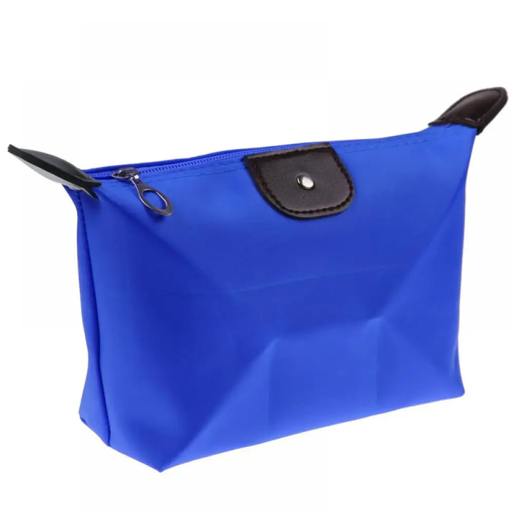 Korean Dumpling Cosmetic Bags Travel Handbag Portable Women'S Makeup Holder Toiletry Pouch Waterproof Candy Colored Beauty Purse