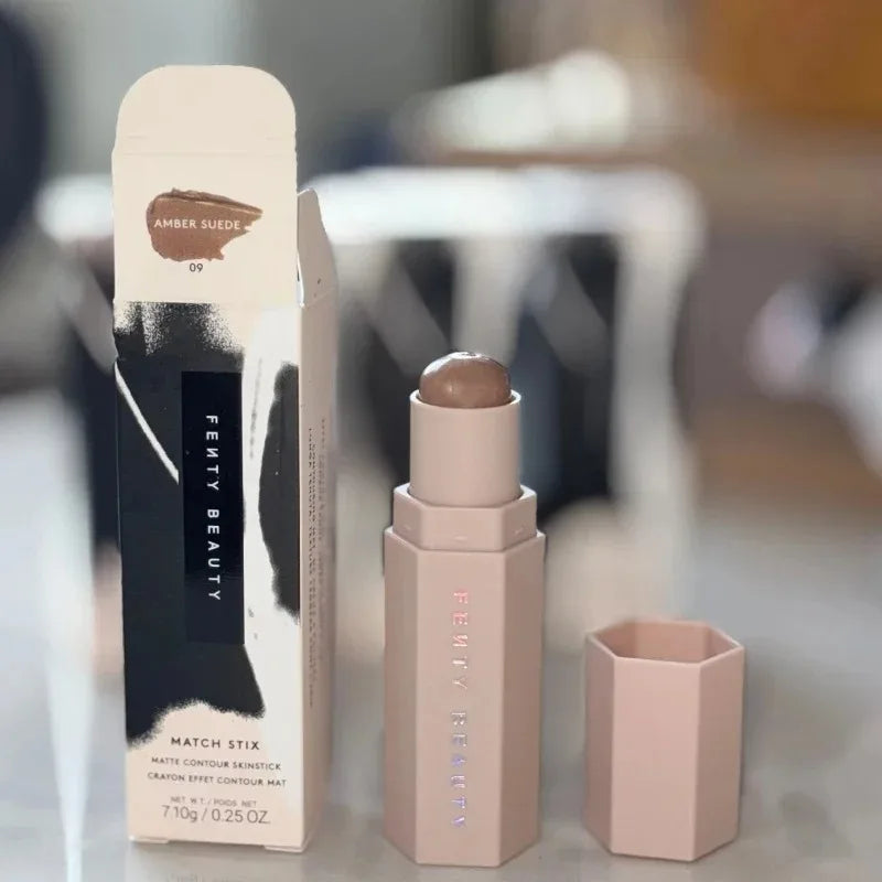 Fenty Beauty Multi-Color Contour Stick Concealer Facial Matte 3D Diamond Highlight Non Fading Water Gloss Lip Glaze Gloss Makeup